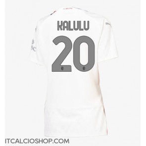 AC Milan Pierre Kalulu #20 Seconda Maglia Femmina 2023-24 Manica Corta